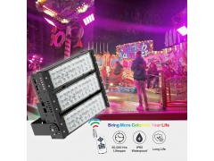 Amusement Ride Lighting - 150w outdoor LED Projector RGB remote LED flood lights